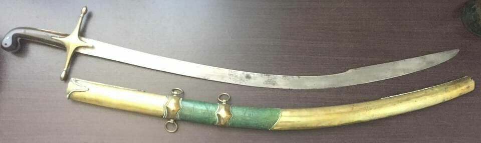 Rare Early Shamshir Sword Ottoman Persian Turkish Islamic Sabre