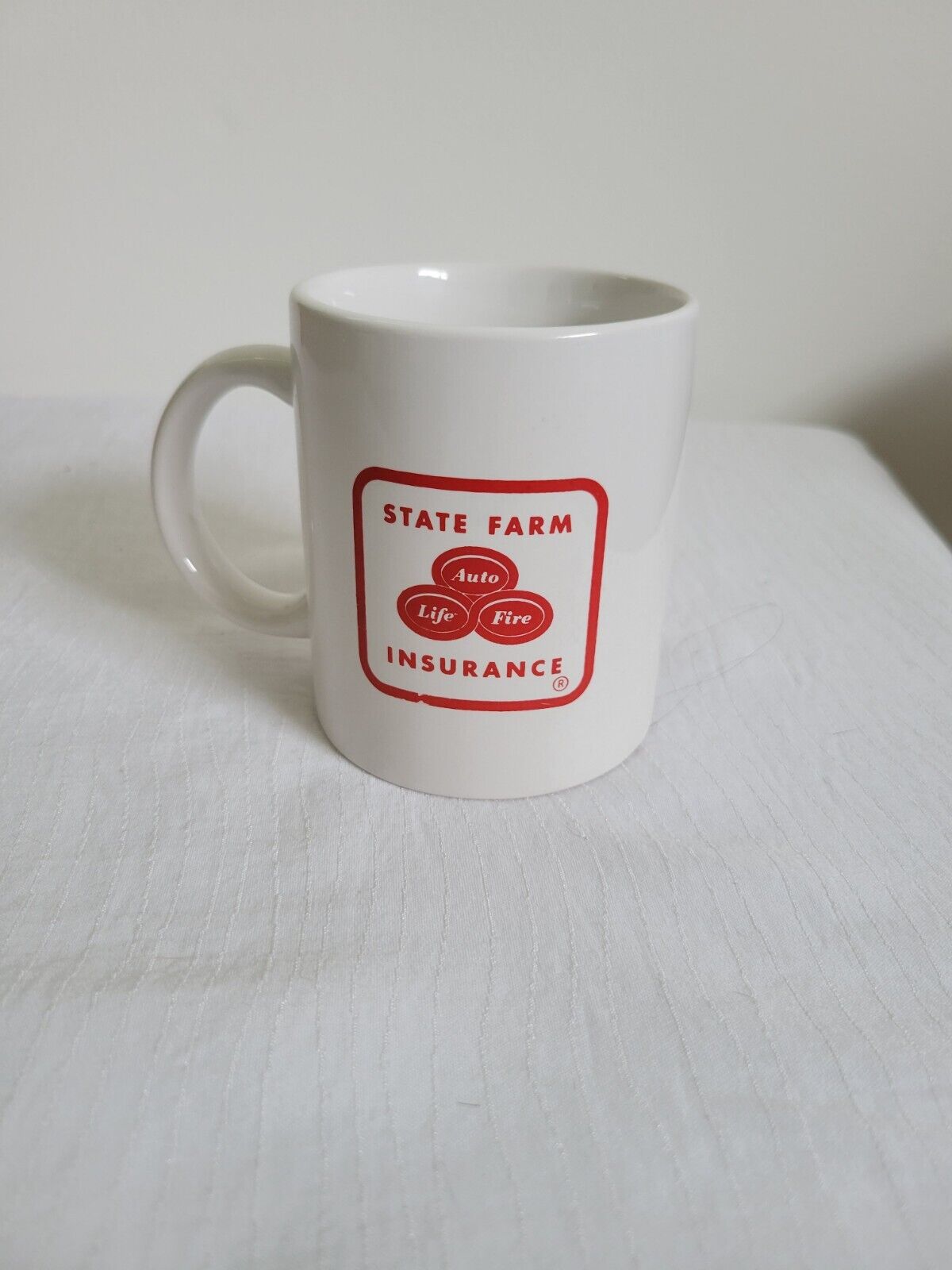 State Farm Insurance Red/white Like A Good Neighbor State Farm Is There Cup Mug
