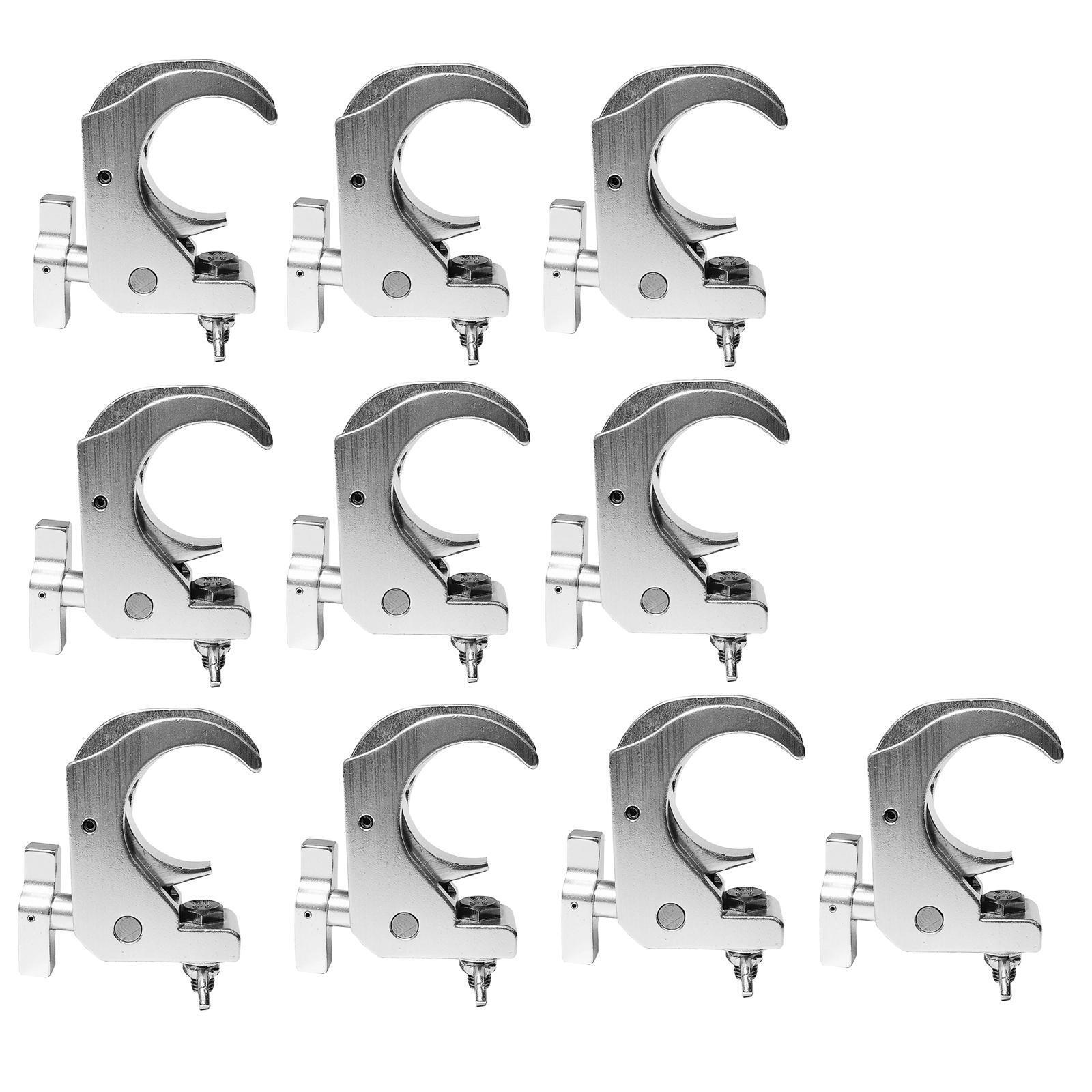 Global Truss Snap Clamp Medium Duty Hook Style Clamp - 10 Pack
