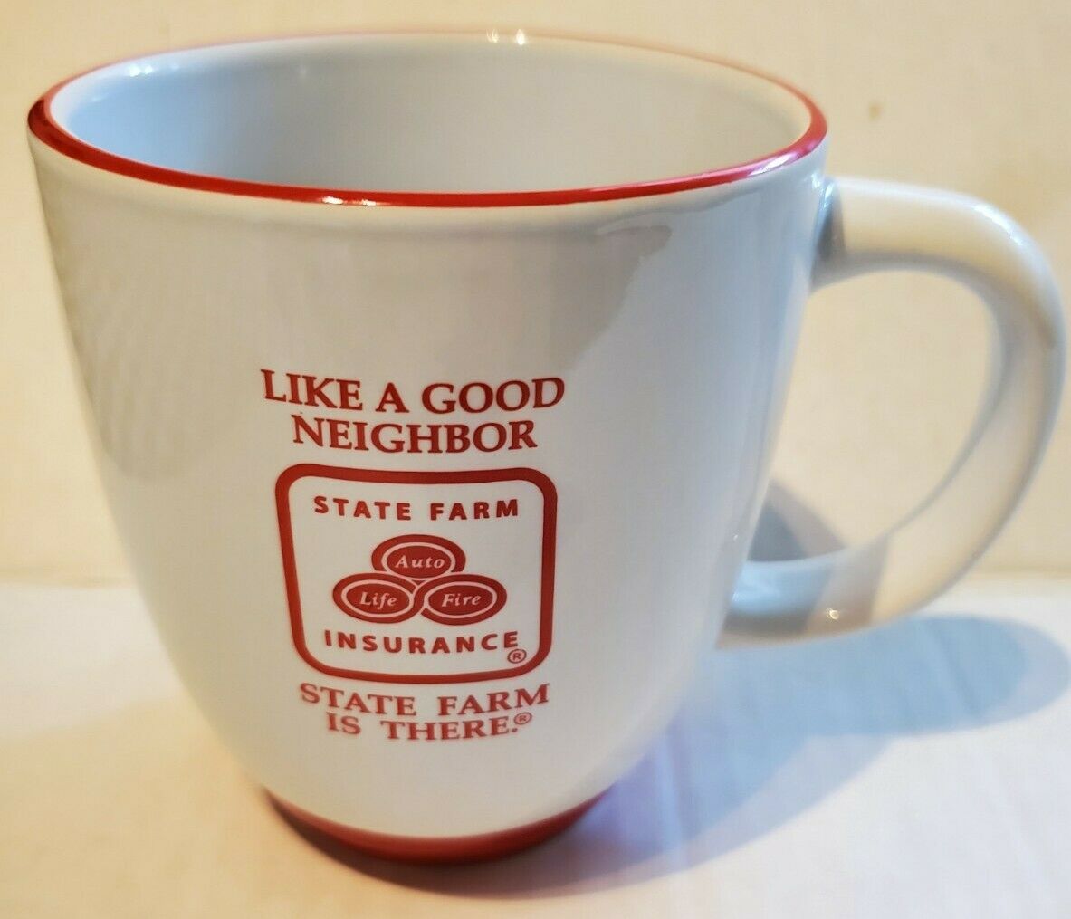 State Farm Insurance Coffee Cup Mug Vintage Double Sided