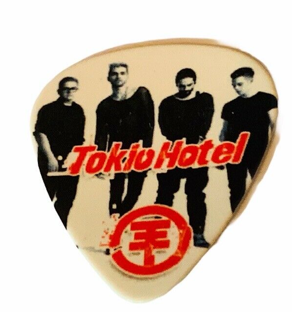 Tokio Hotel Germany Guitar Pick Vtg Memorabilia For Earring Key Chain Keychain