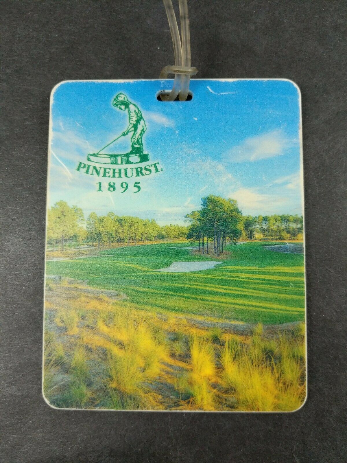 Pinehurst 1895 Golf Bag Tag ~~ Beautiful Tag ~~ Pinehurst, North Carolina
