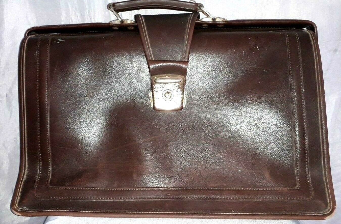 Vintage Bag / Doctor's Large Brown  Medical Bag / Pre-1930 Original Antique