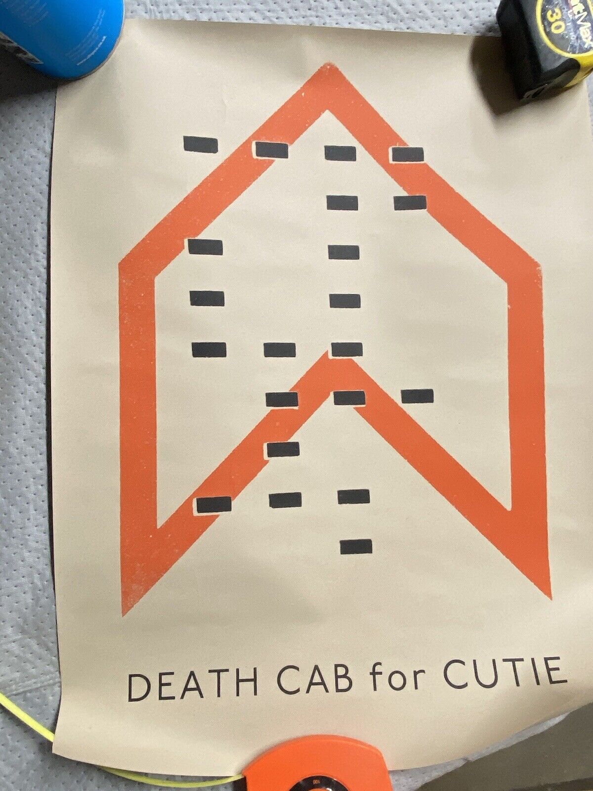 Death Cab For Cutie Poster, Code And Keys Vintage