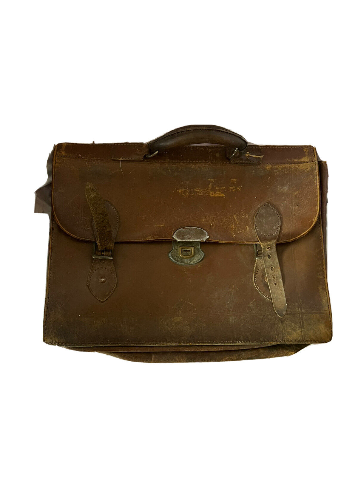 Antique Briefcase 1921 Working Lock