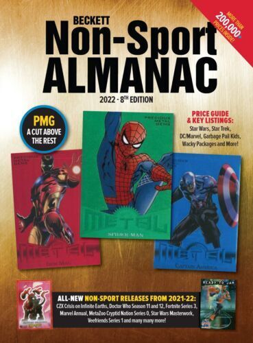New Sealed 2022 Beckett Non-sports Almanac Price Guide 8th Edition W/spiderman