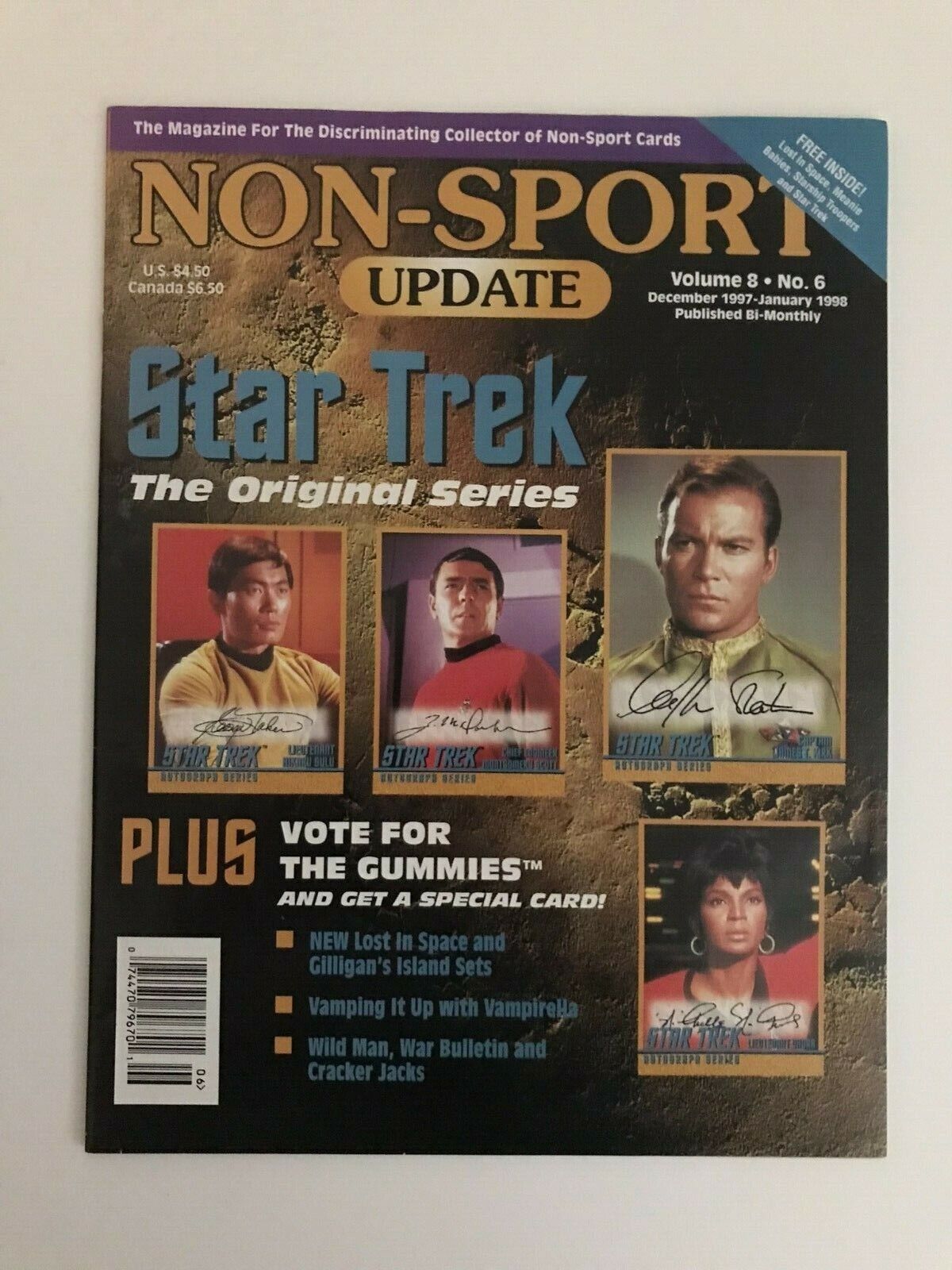 Non-sport Update: Non-sport Card Collector Magazine (vol. 8, #6; Dec/jan '97/98)