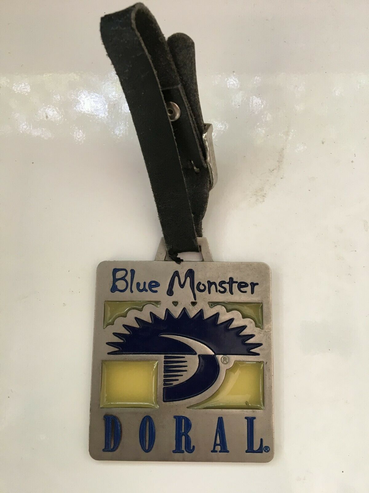 Blue Monster Doral  Metal Golf Bag Tag