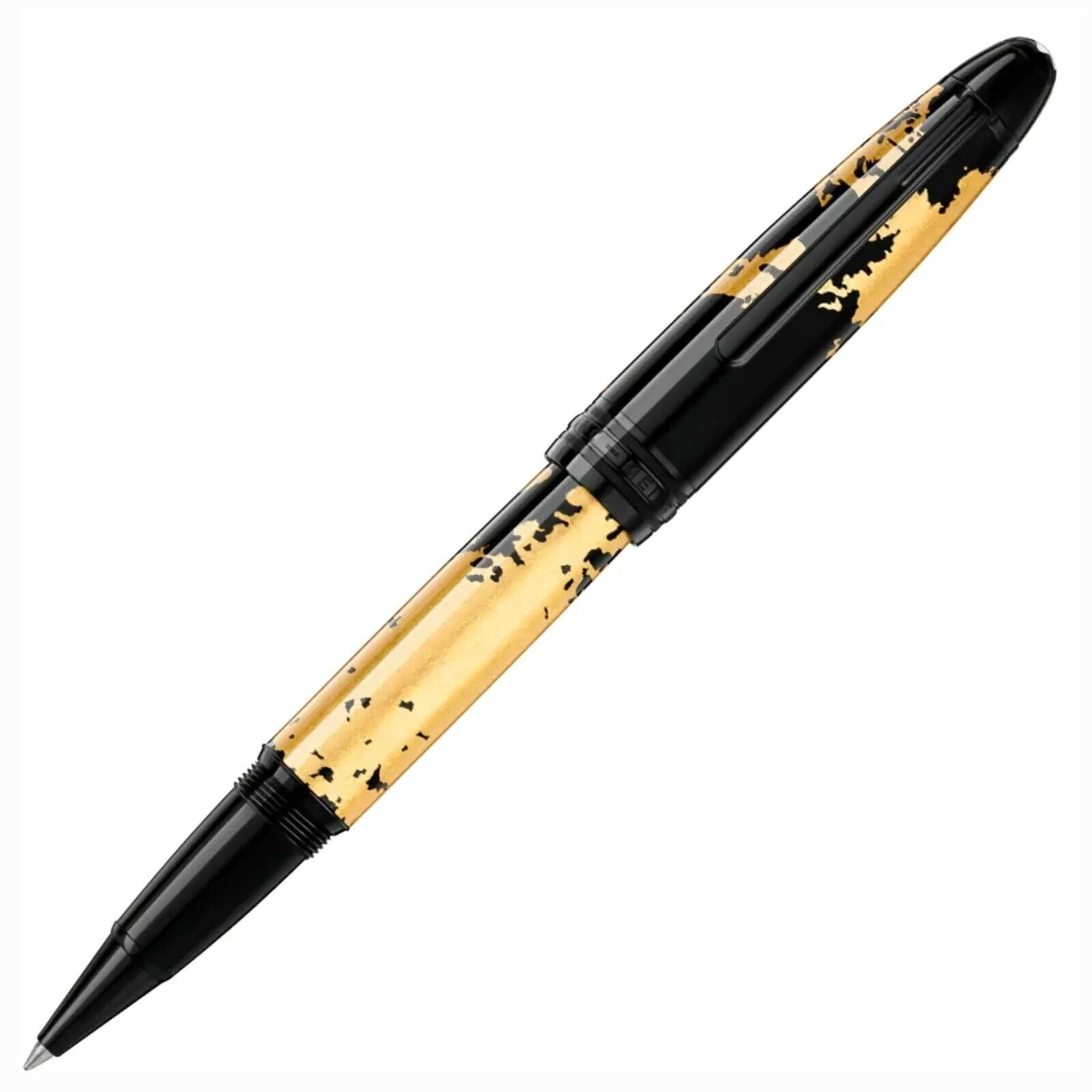 Montblanc Meisterstück 162 Solitaire Calligraphy Gold Leaf Rollerball Pen 119689