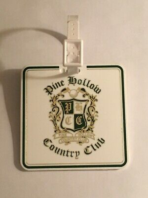 Hal Linden 'barney Miller' Golf Collect. - Pine Hollow Country Club Golf Bag Tag