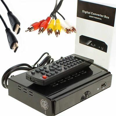 Hdtv Dtv Digital Converter Box Usb Media Player Recording Pvr Hdmi Tv Tuner