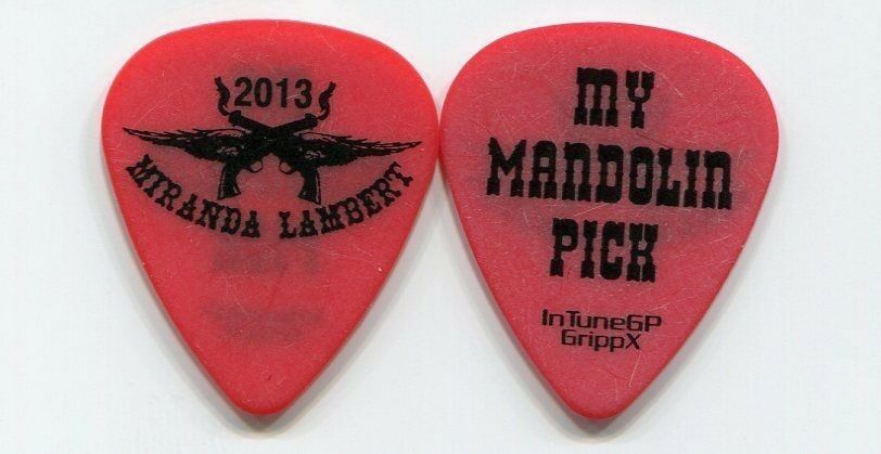 Miranda Lambert 2013 Reloaded Tour Guitar Pick!!! Chris Kline Custom Stage #2