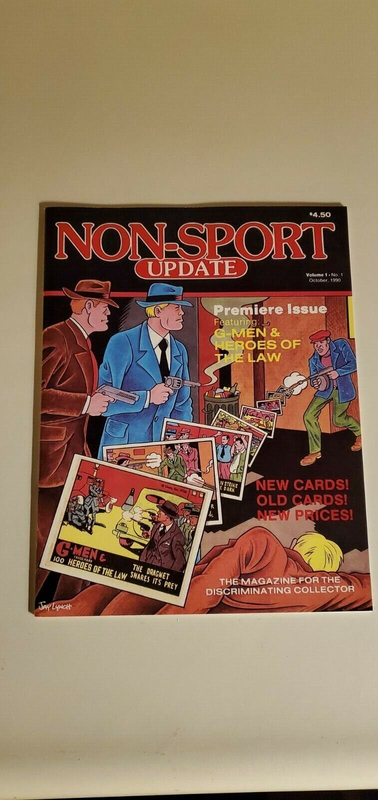 Non-sports Cards Non-sport Update Magazine Volume 1 No. 1 Nm/m Oct. 1990