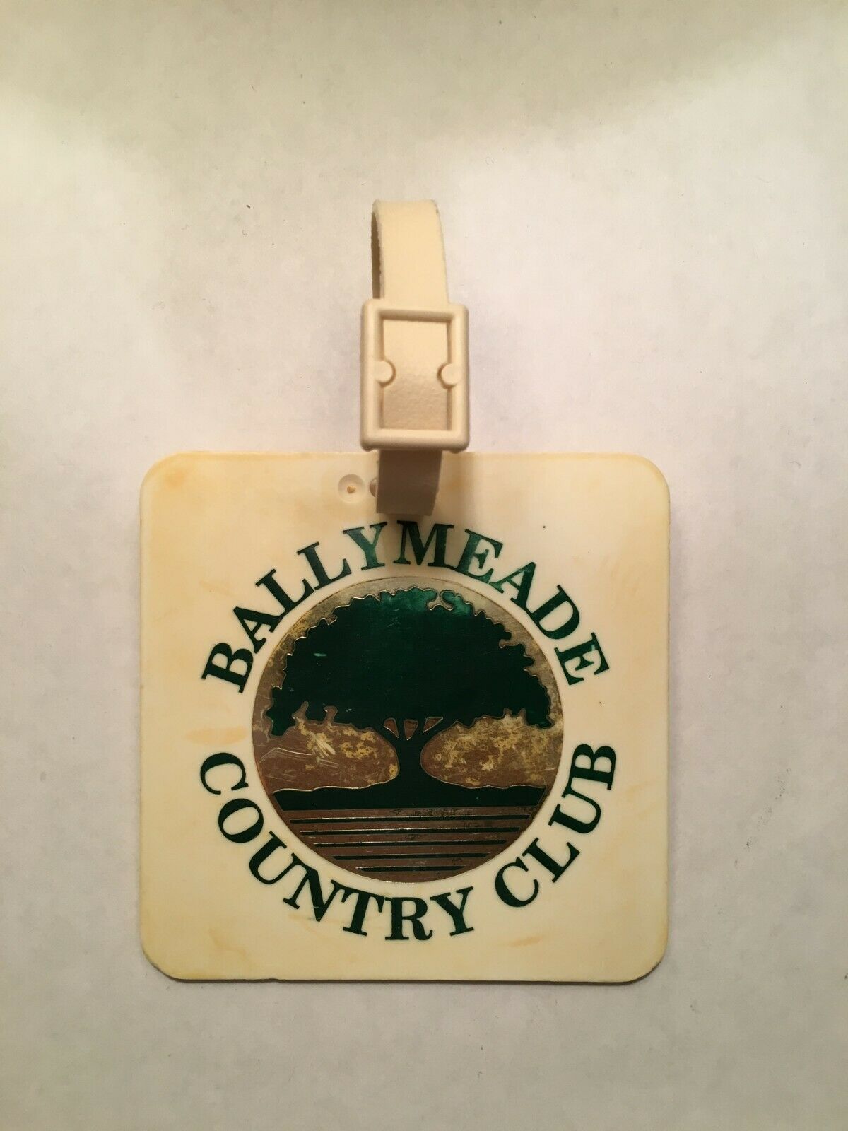Vintage Rare Ballymeade Country Club Golf Bag Tag - Falmouth, Ma. - A Beauty!