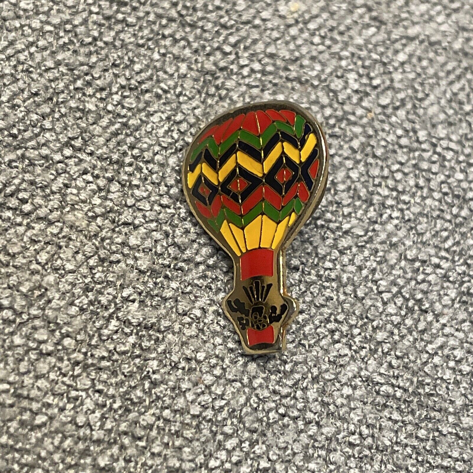 Vintage New Mexico Souvenir Travel Tie Lapel Pin Kg Jd Hot Air Balloons