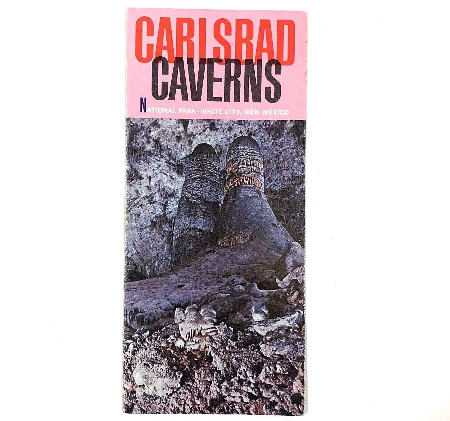 Vintage Carlsbad Caverns National Park New Mexico Brochure Travel Guide Motel
